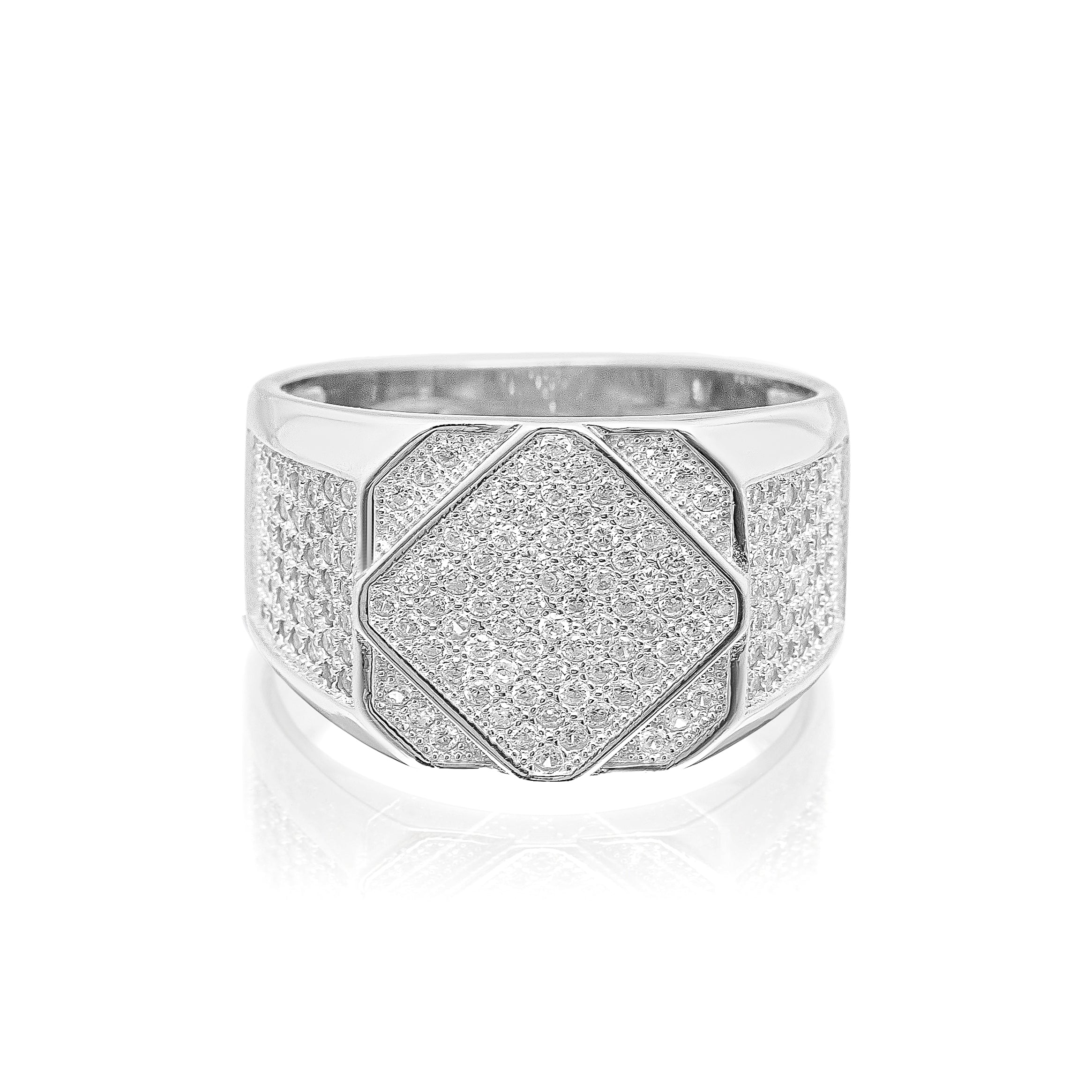 Iced out rings - Zahabi Jewellery