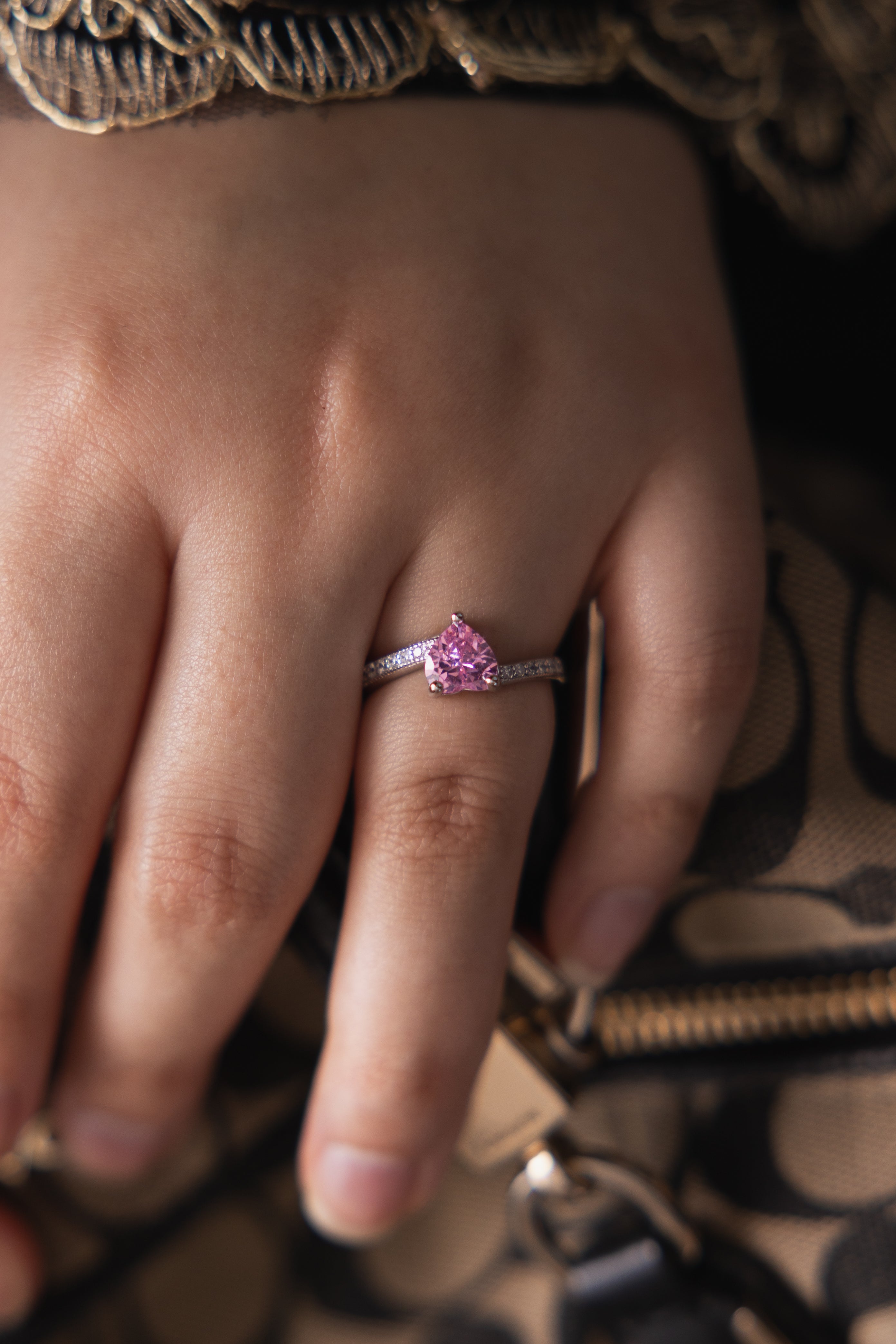 Zahri Pink Ring