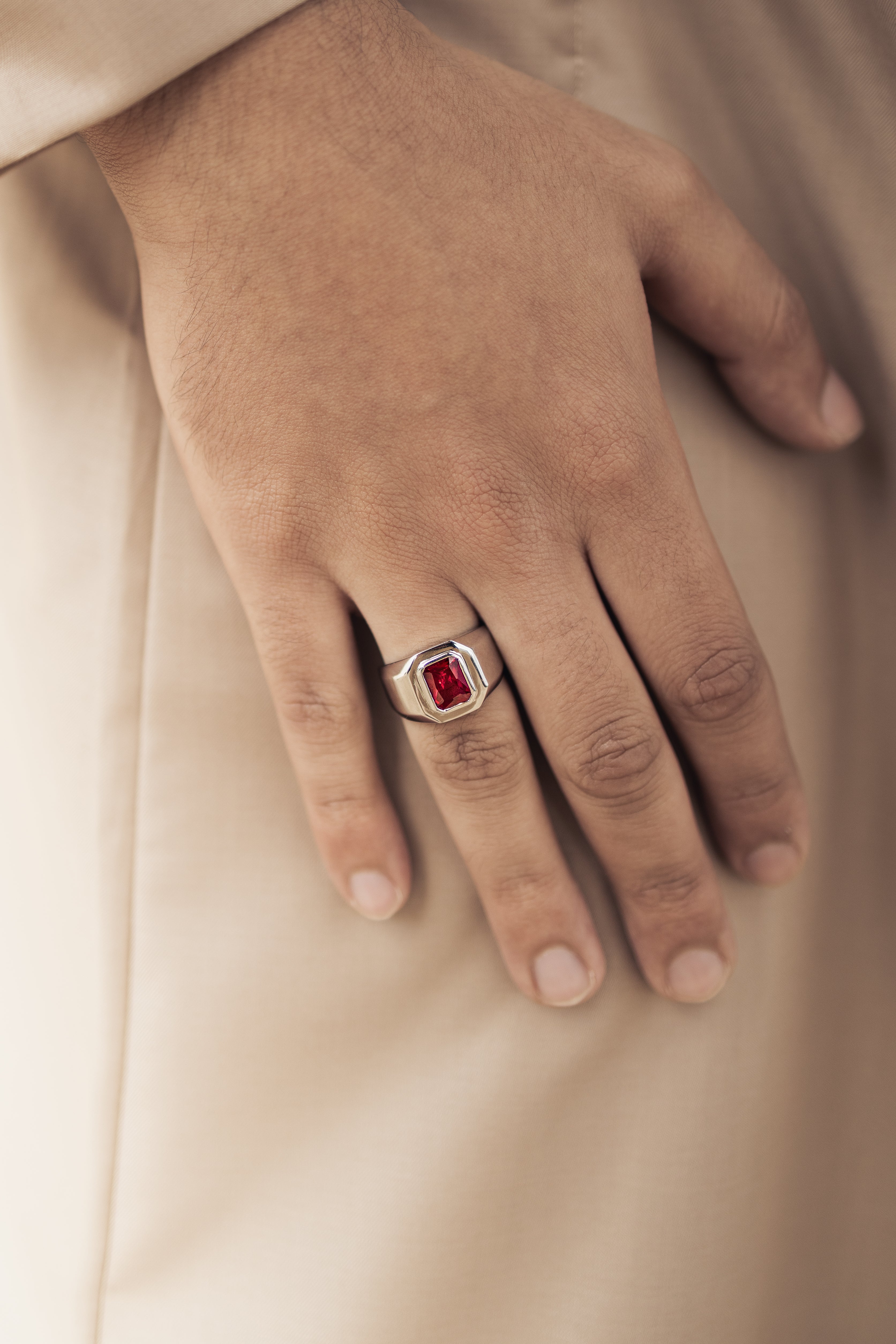 Fatih Adjustable Ring - Zahabi Jewellery